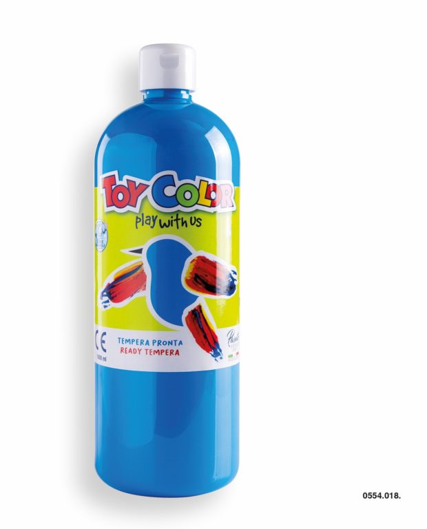 Tempera 1l plava Toy Color