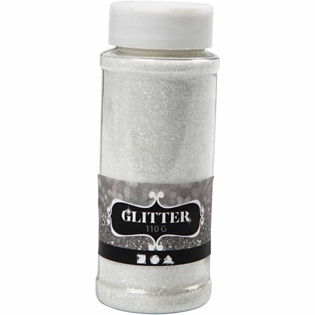 Glitter metalic u prahu 110g bijeli