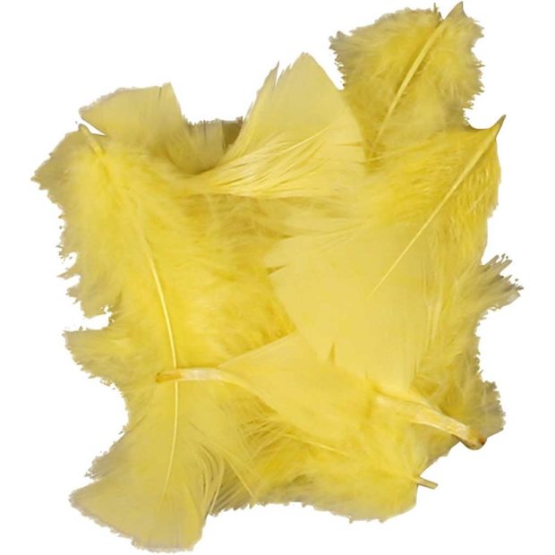 Perje 7 - 8 cm 50g žuto