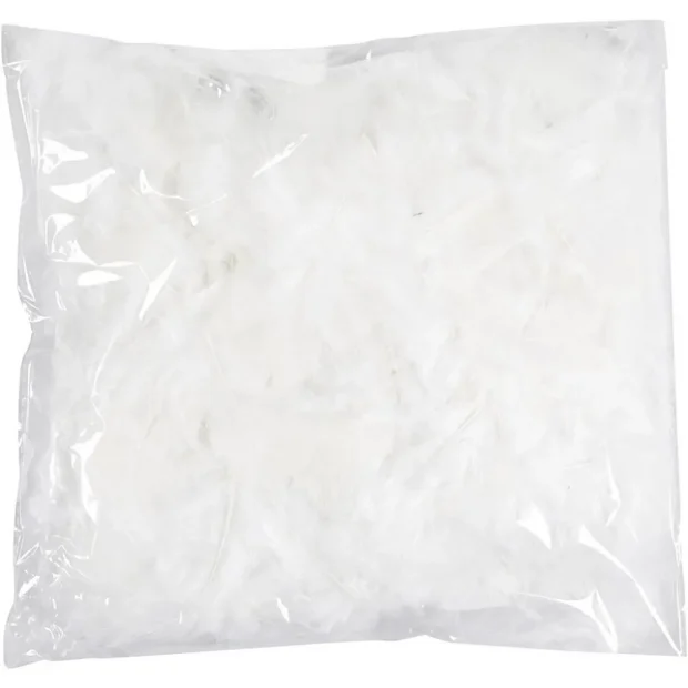 Perje 7 - 8 cm 50g bijelo