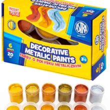 Boja dekorativna metallic 1/6 20 ml Astra