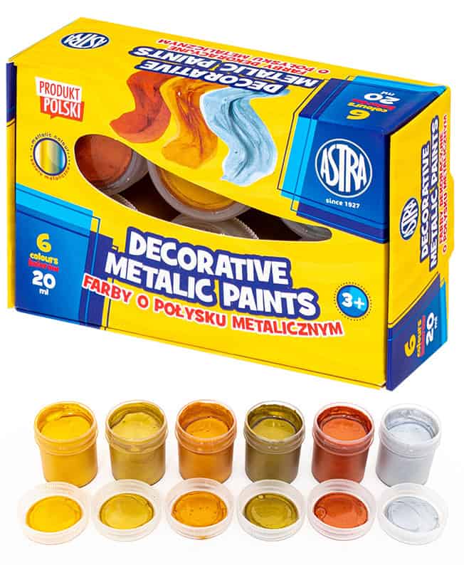 Boja dekorativna metallic 1/6 20 ml Astra