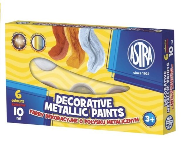 Boja dekorativna metallic 1/6 10 ml Astra