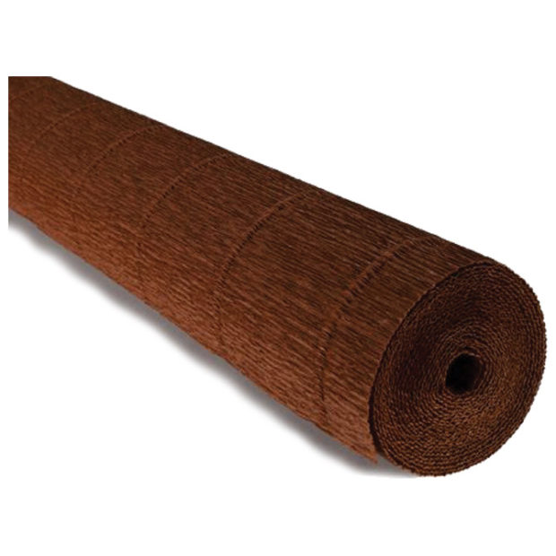 Krep papir 180gr tamno smeđi 568