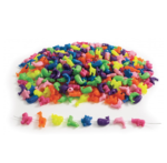 Perle plastične 25mm 150g 8 životinjskih motiva