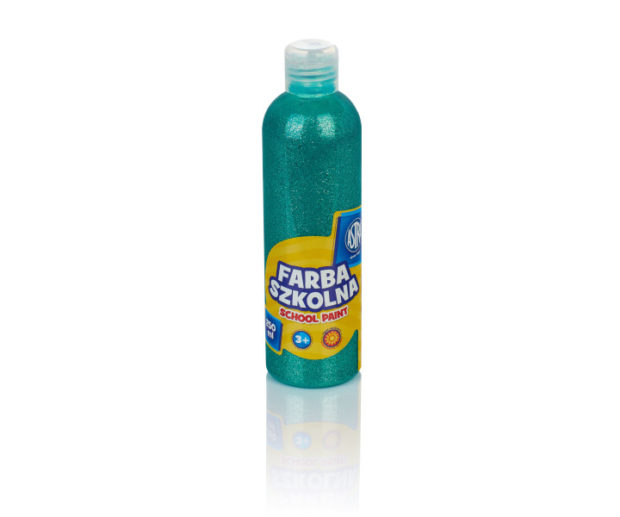 Tempera glitter 250 ml zelena Astra
