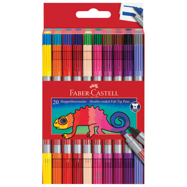 Flomaster 1/20 obostrani Faber-Castell