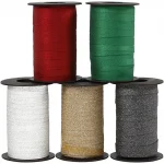 TRAKA CVJEĆARSKA 10mmx100m GLITTER SET 5 BOJA