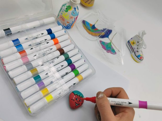 MARKER AKRILNI 1/12 TARGET ART dvostrani vrh kao kist - Slika 2