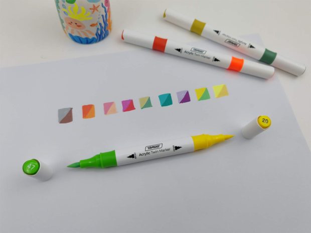 MARKER AKRILNI 1/12 TARGET ART dvostrani vrh kao kist - Slika 3