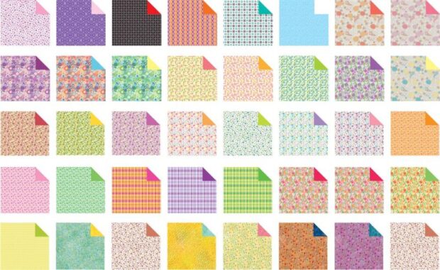 PAPIR DEKORIRANI 20x29,7cm - 40 listova i motiva obostrano obojani - Slika 2