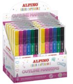 MARKER ALPINO 1/6 METALLIC sa raznobojnim rubom